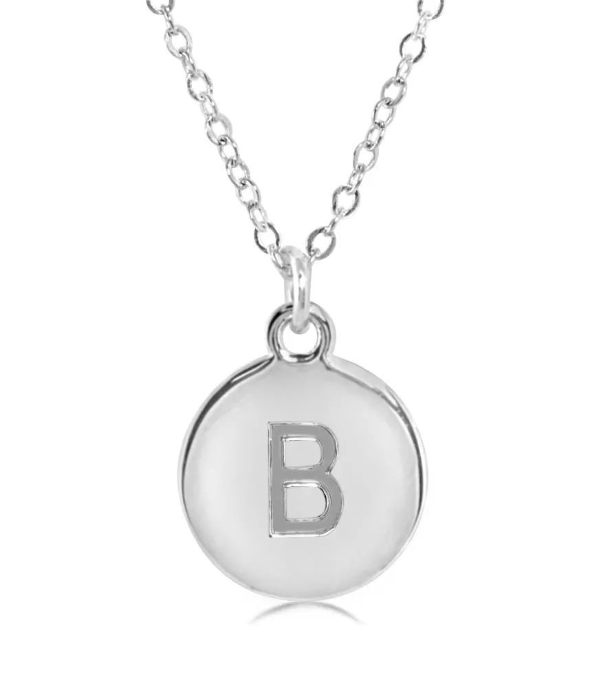 #16430 - Weiss Initial Necklace Available in Any Letter of the Alphabet - Adjustable from 18"-21"