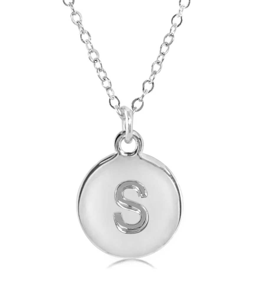 #16430 - Weiss Initial Necklace Available in Any Letter of the Alphabet - Adjustable from 18"-21"