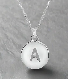 #16430 - Weiss Initial Necklace Available in Any Letter of the Alphabet - Adjustable from 18"-21"