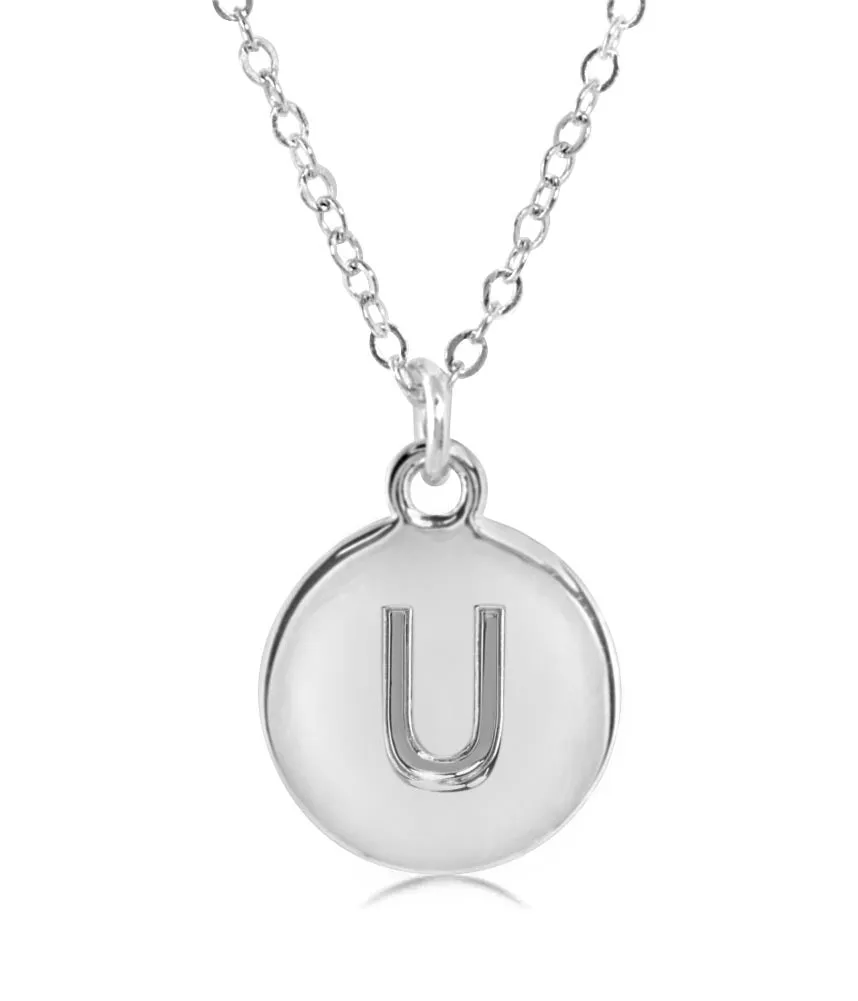 #16430 - Weiss Initial Necklace Available in Any Letter of the Alphabet - Adjustable from 18"-21"