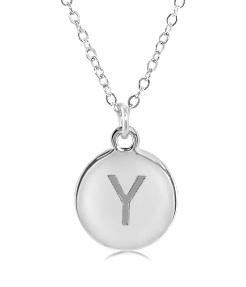 #16430 - Weiss Initial Necklace Available in Any Letter of the Alphabet - Adjustable from 18"-21"