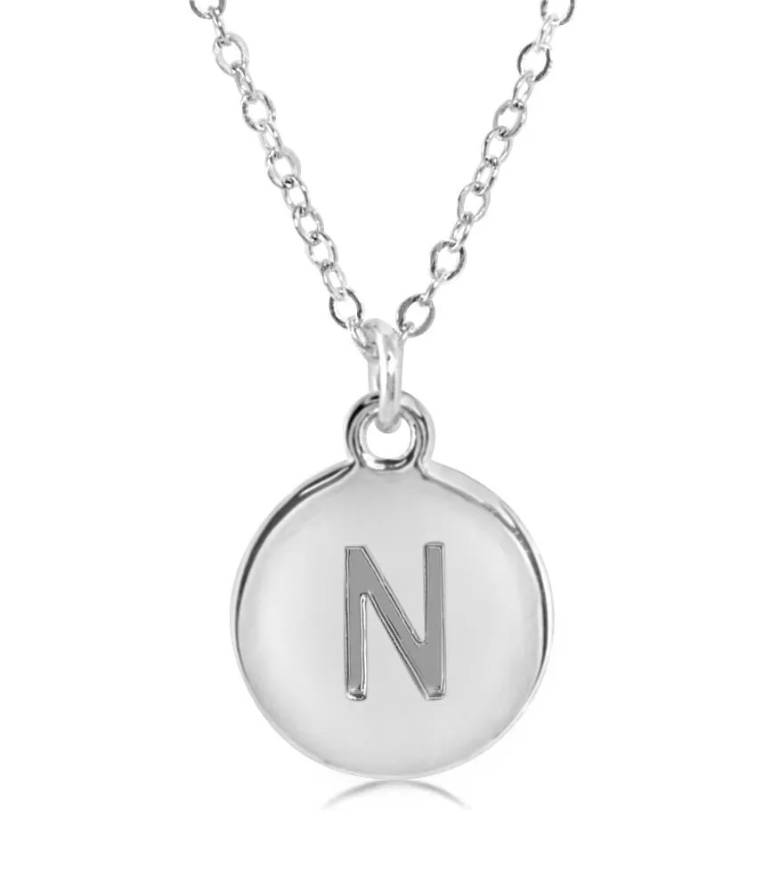 #16430 - Weiss Initial Necklace Available in Any Letter of the Alphabet - Adjustable from 18"-21"