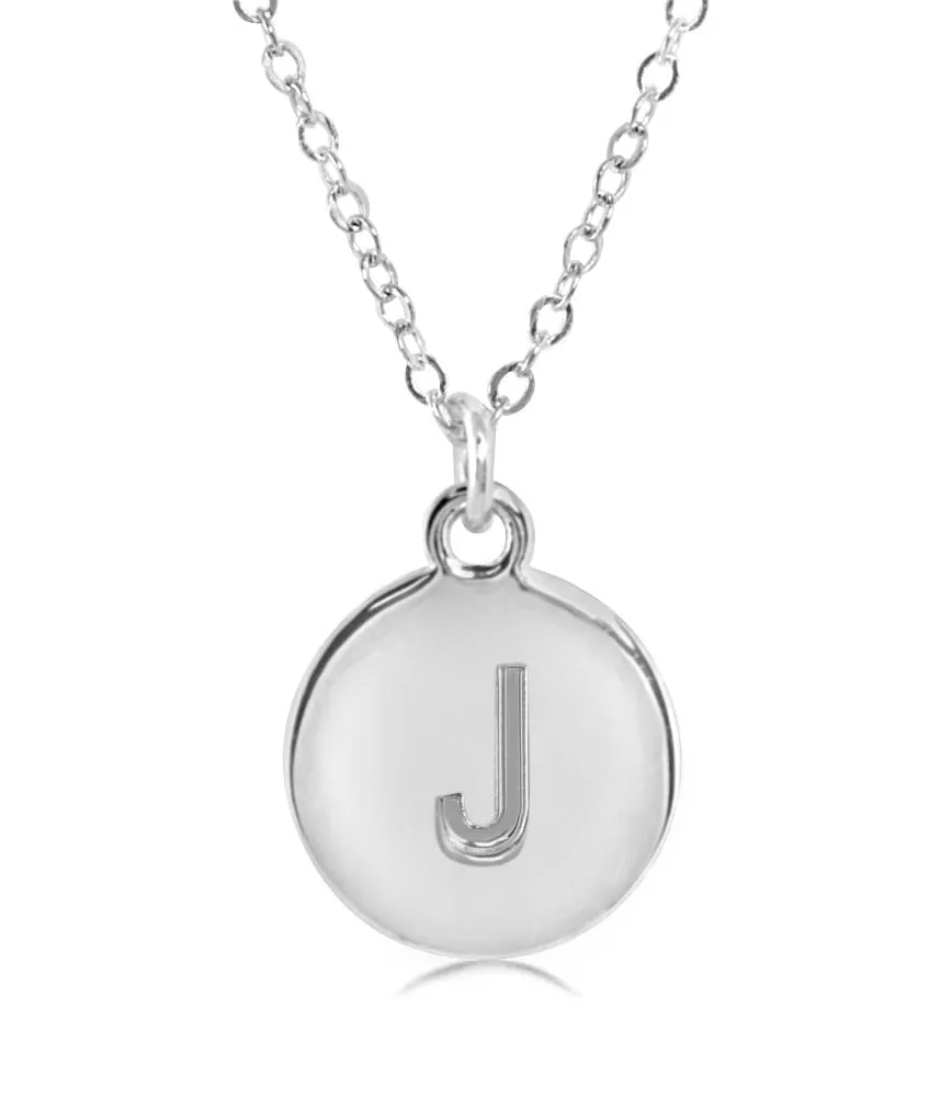 #16430 - Weiss Initial Necklace Available in Any Letter of the Alphabet - Adjustable from 18"-21"