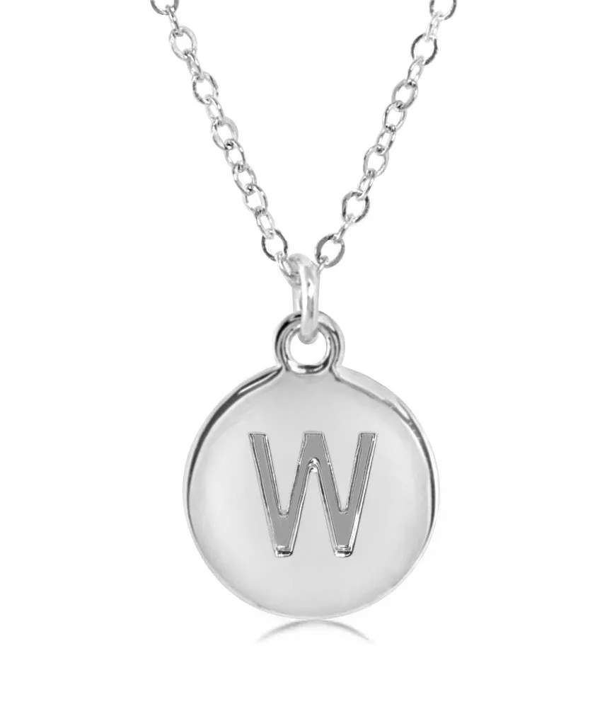 #16430 - Weiss Initial Necklace Available in Any Letter of the Alphabet - Adjustable from 18"-21"