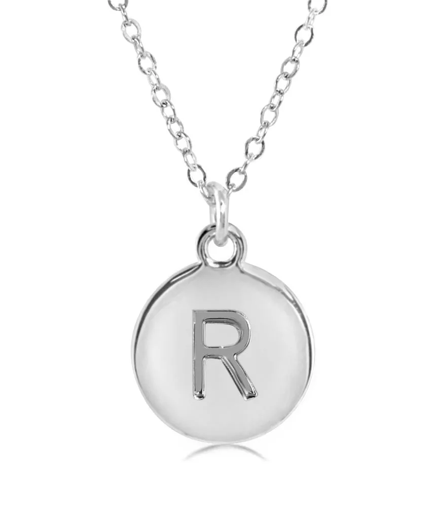 #16430 - Weiss Initial Necklace Available in Any Letter of the Alphabet - Adjustable from 18"-21"