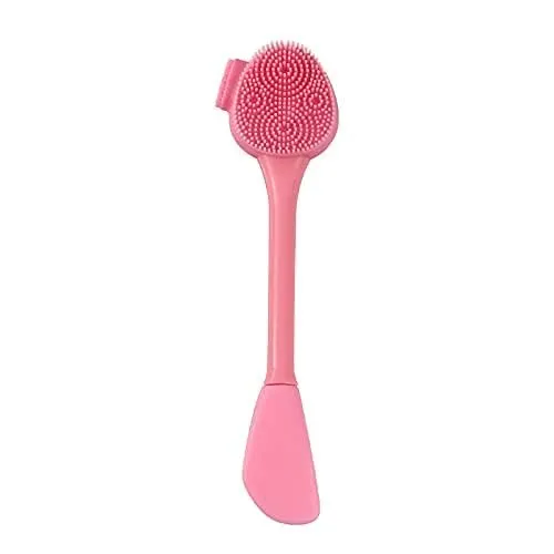 2 in 1 multipurpose silicone face cleansing brush for applying face pack Pore Cleansing