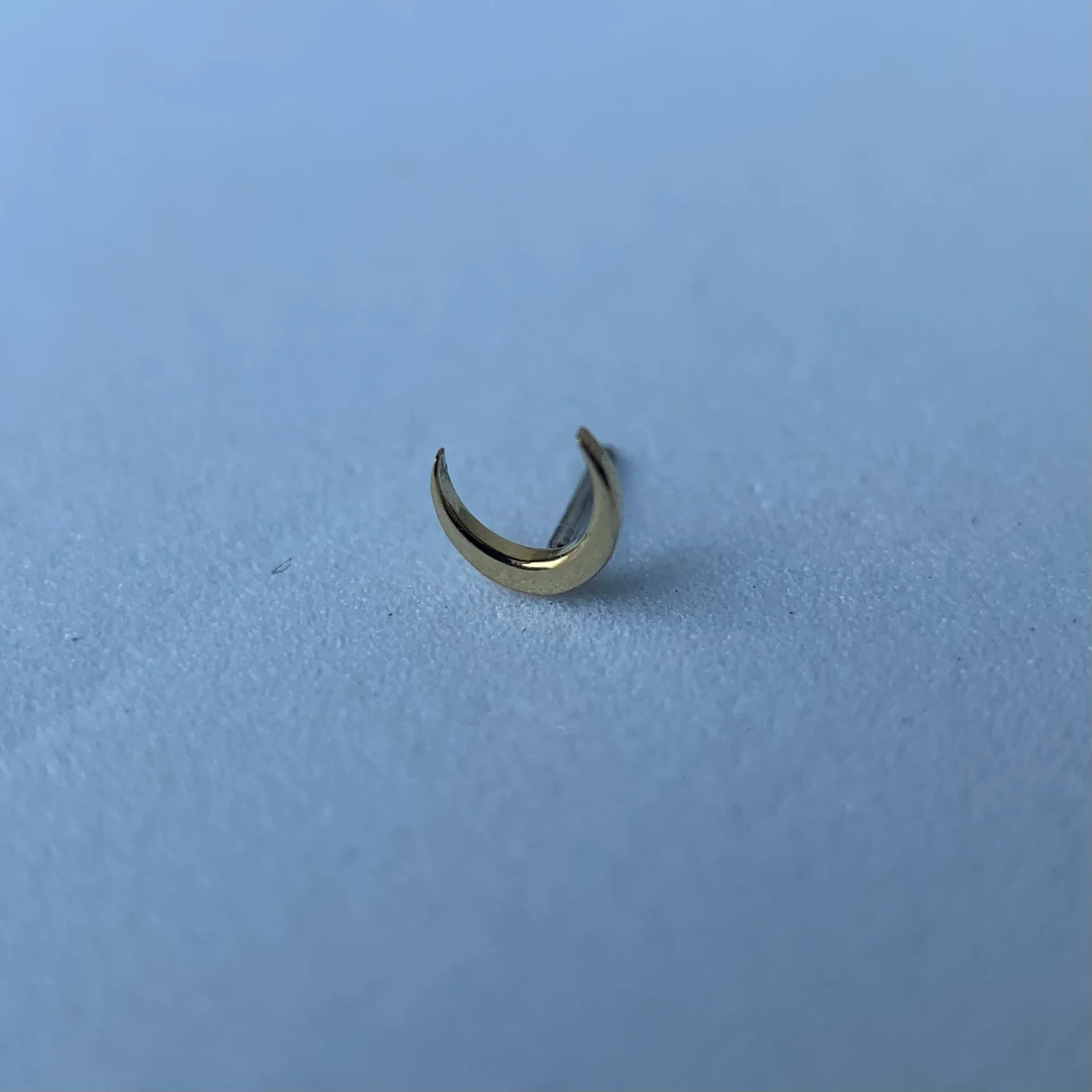 Anatometal  Hammered Moon Ends