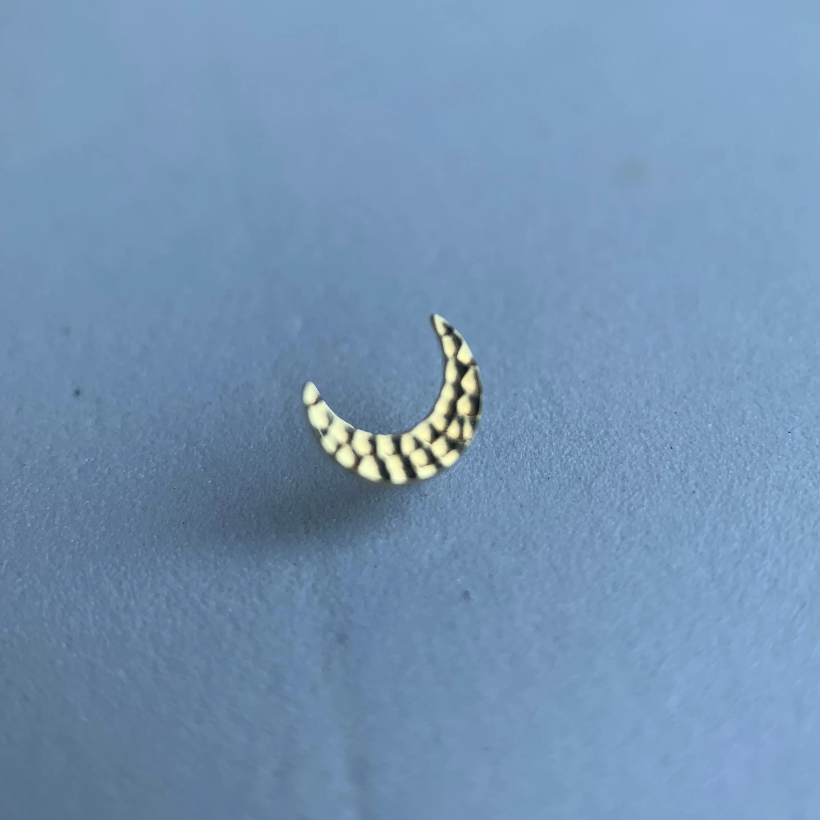 Anatometal  Hammered Moon Ends