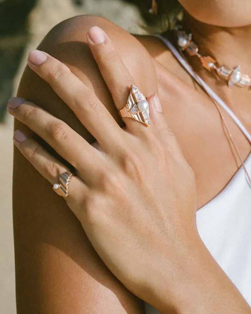 Babylon Upper Ring - Pinkgold