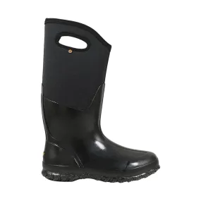 Bogs Women's Classic High Rain Boot - Black Smooth