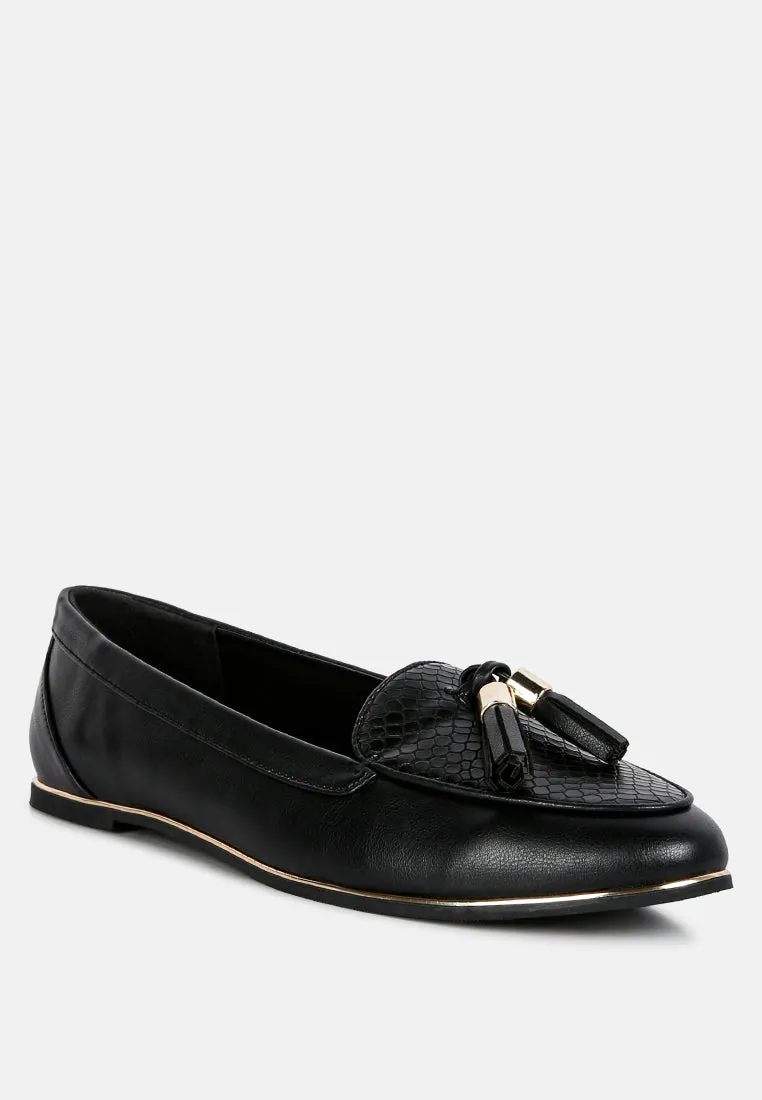 Cabbose Casual Bow Loafers By Ruw