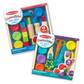 Clay Activity 2-Pack: Shape, Model & Mold; Cut, Sculpt & Stamp