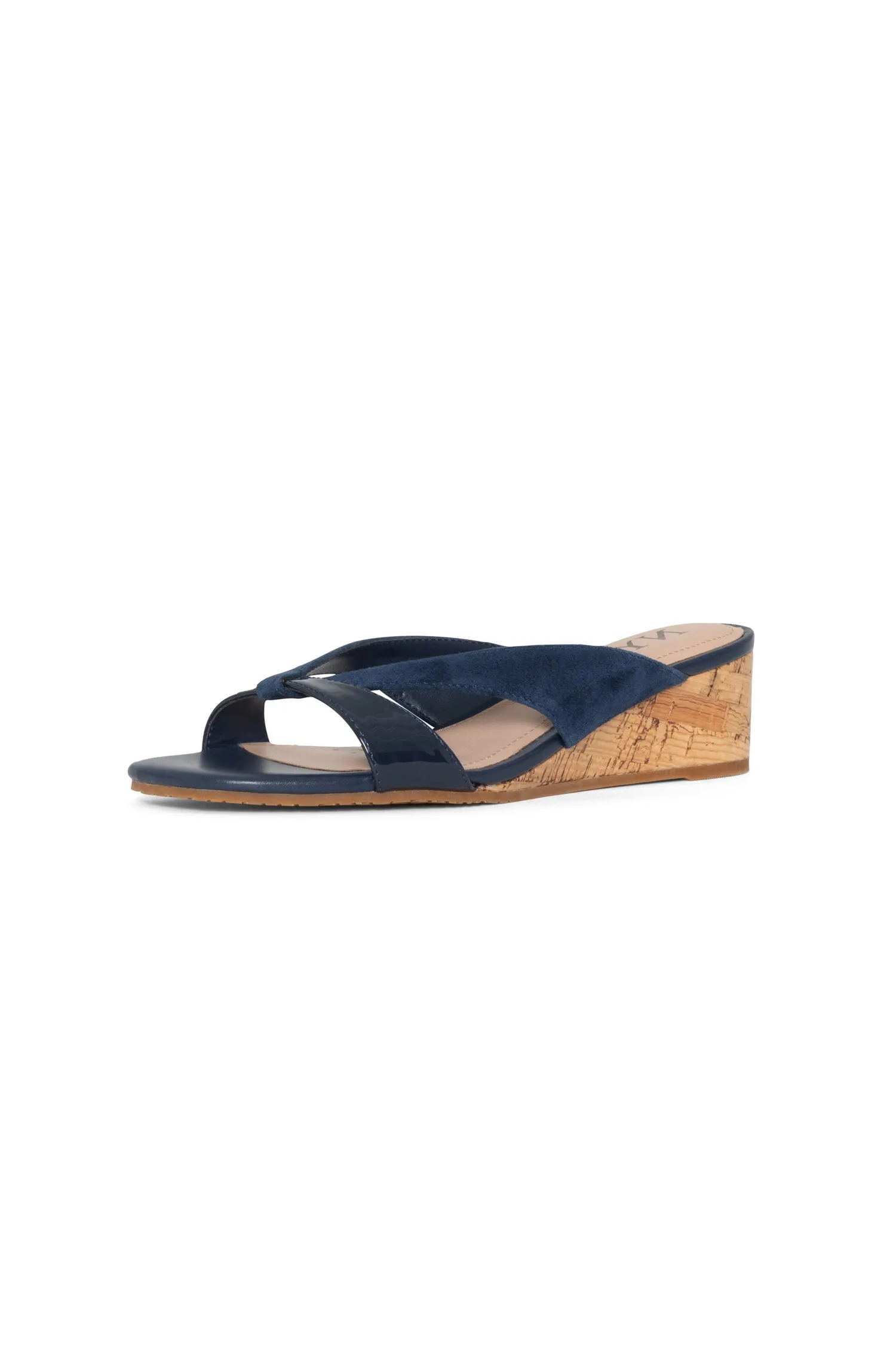 Contessa Wedge Sandals - Navy