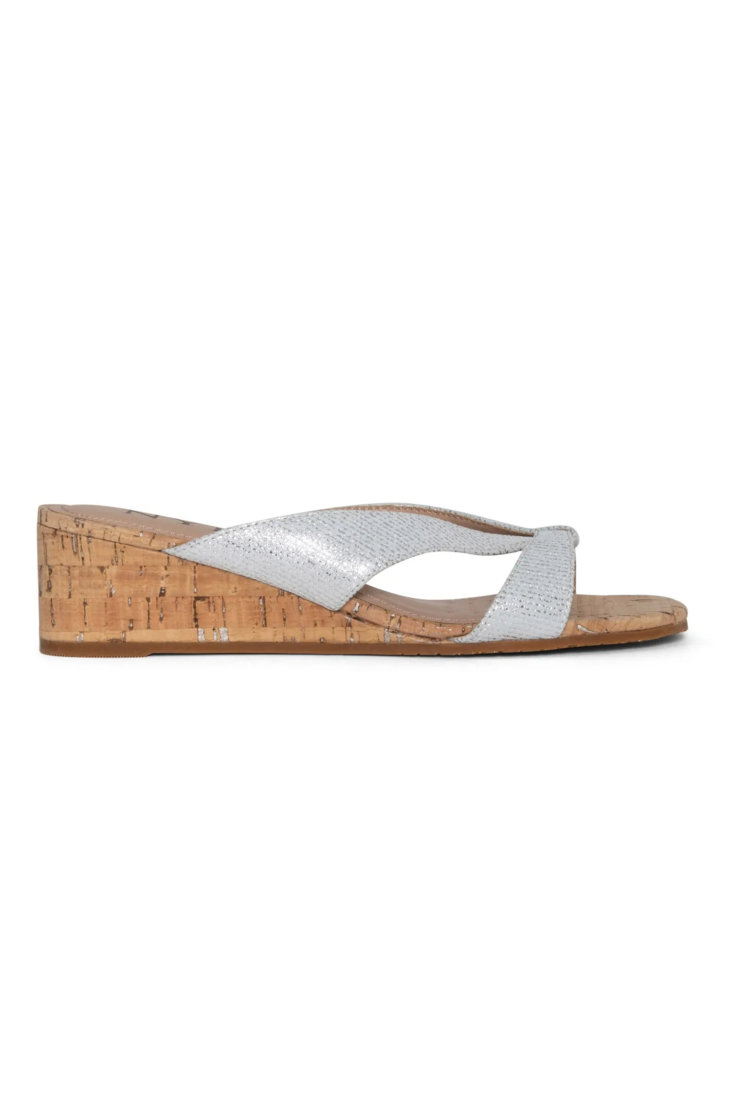 Contessa Wedge Sandals - Silver