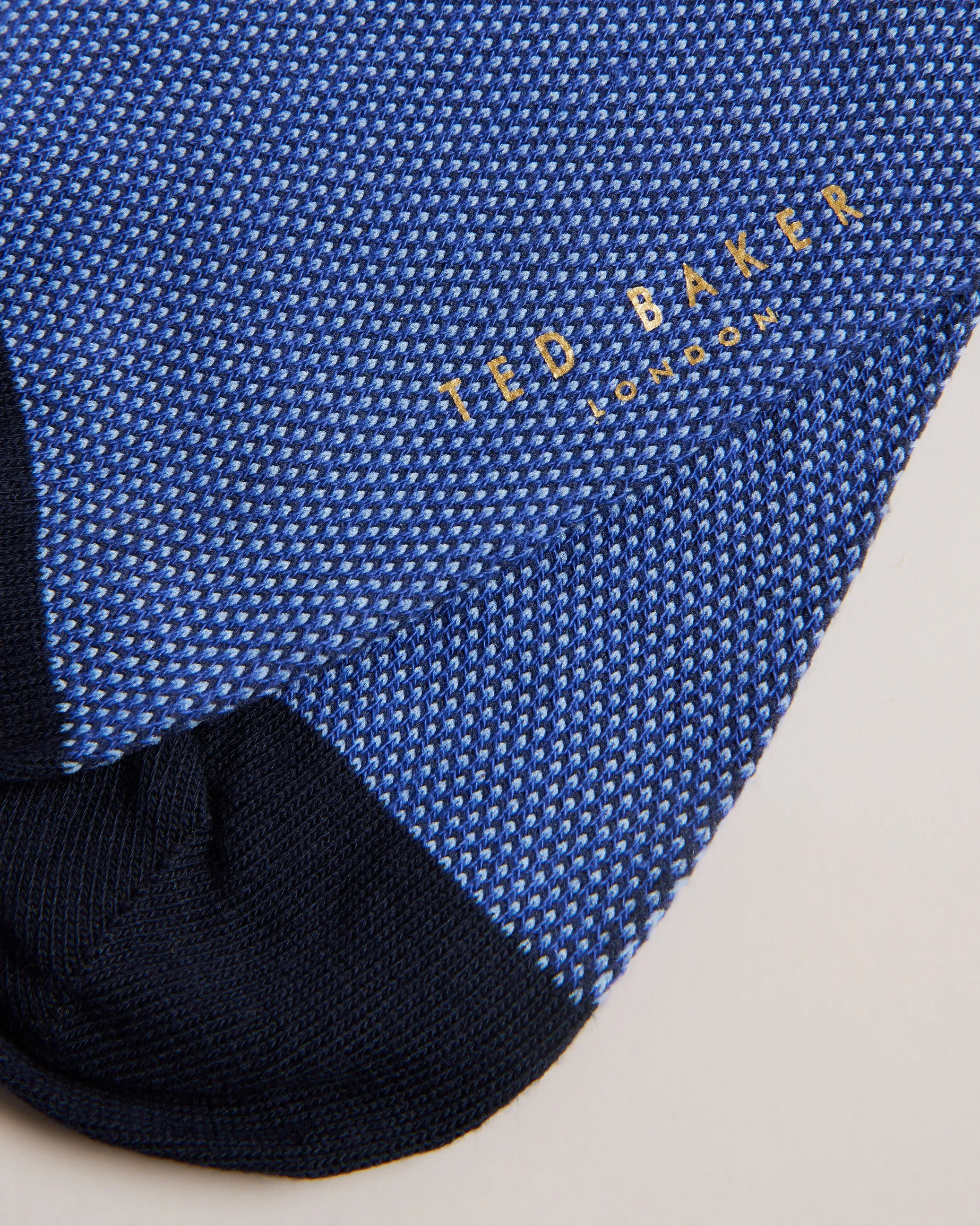 Coretex Textured Crew Socks Blue