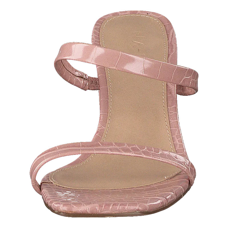 Croc Squared Strap Sandals Dusty Pink