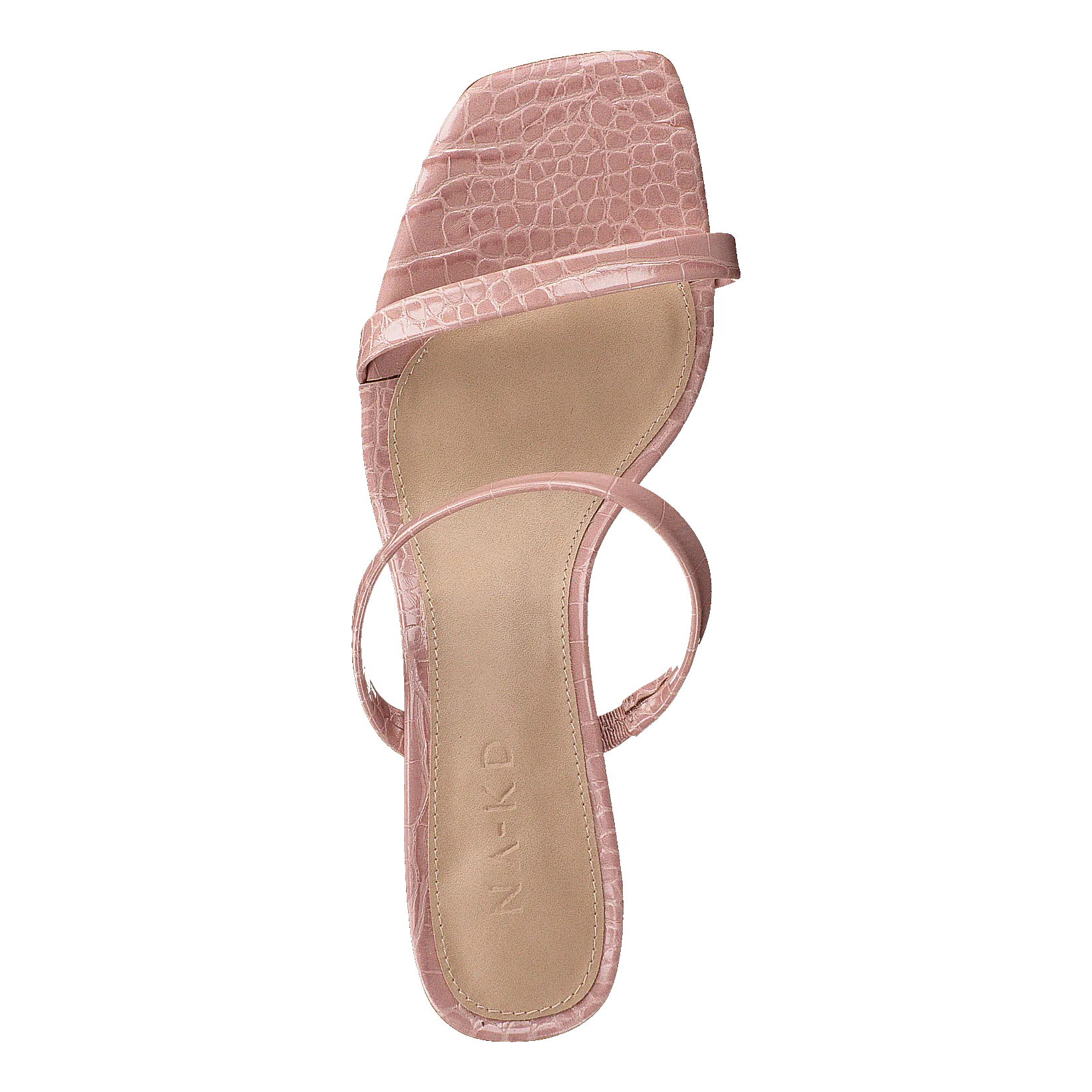 Croc Squared Strap Sandals Dusty Pink