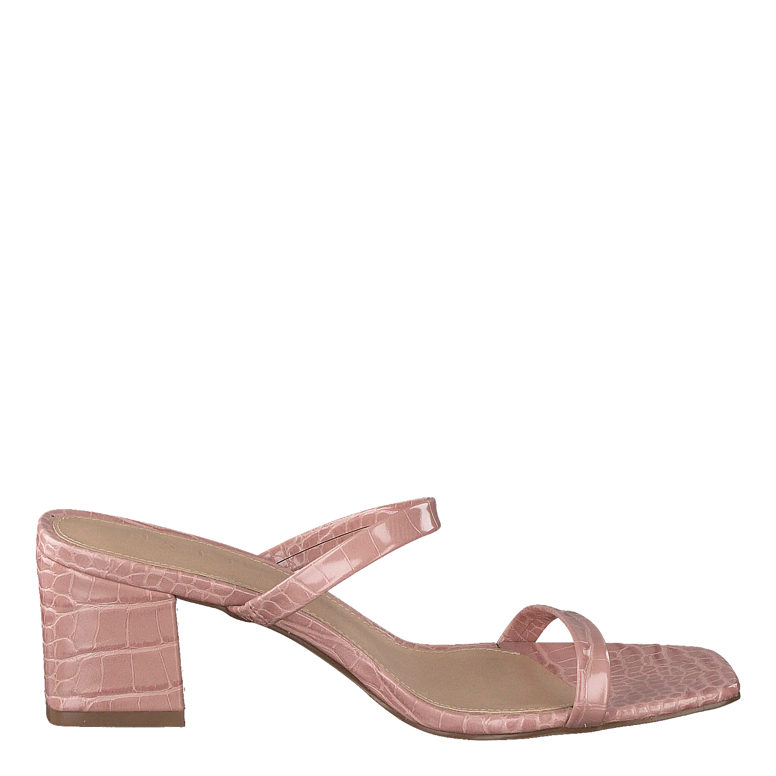 Croc Squared Strap Sandals Dusty Pink