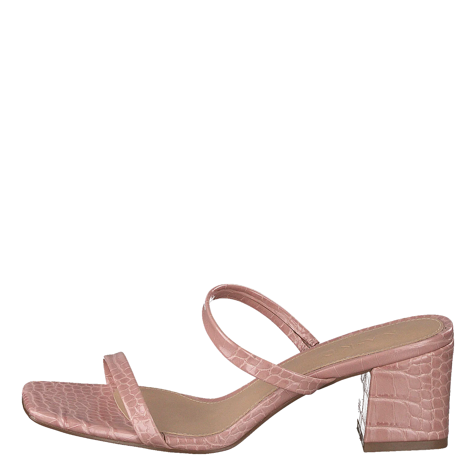 Croc Squared Strap Sandals Dusty Pink