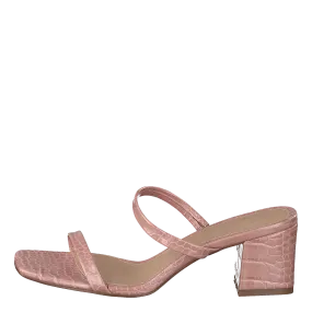 Croc Squared Strap Sandals Dusty Pink