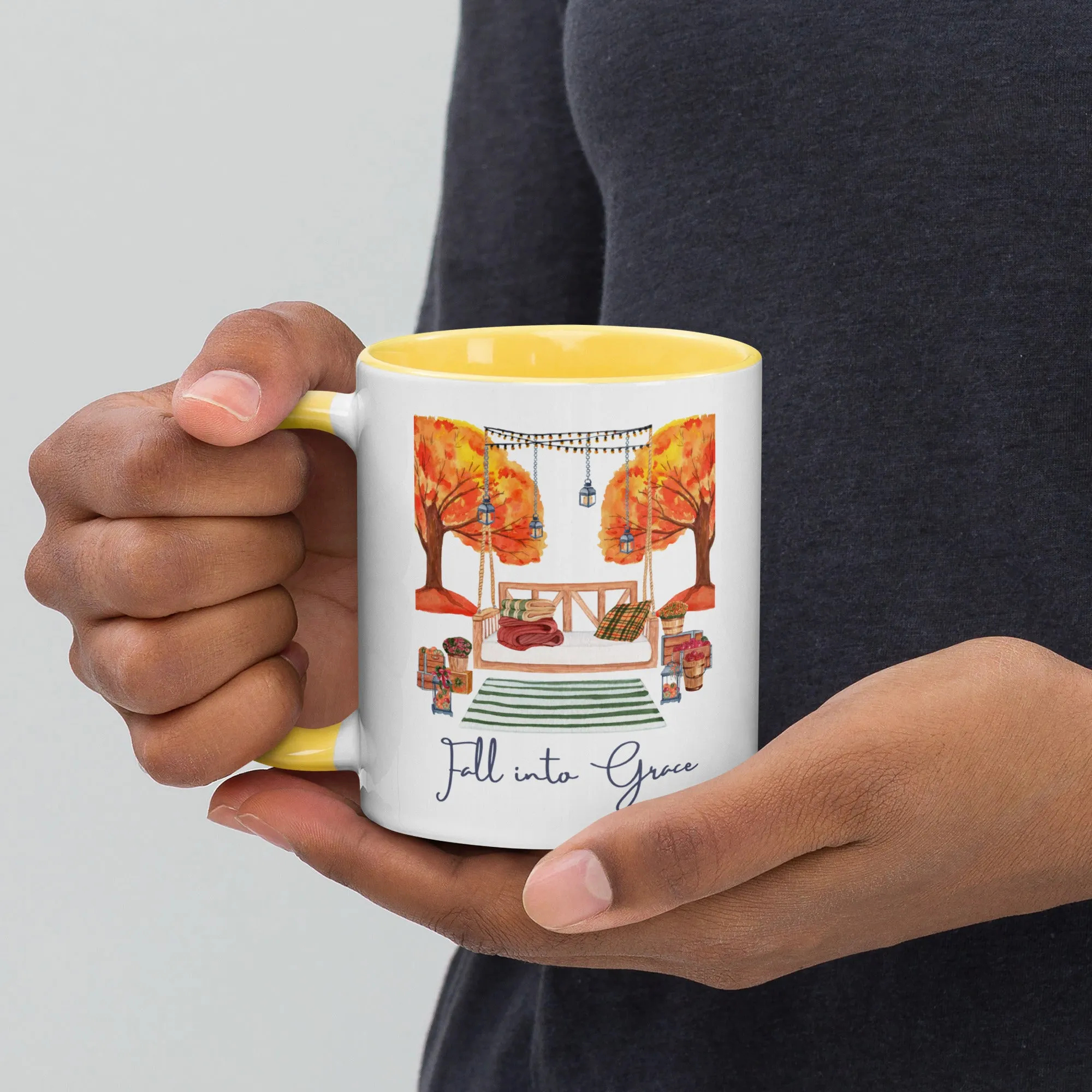 Fall into Grace Christian Mug