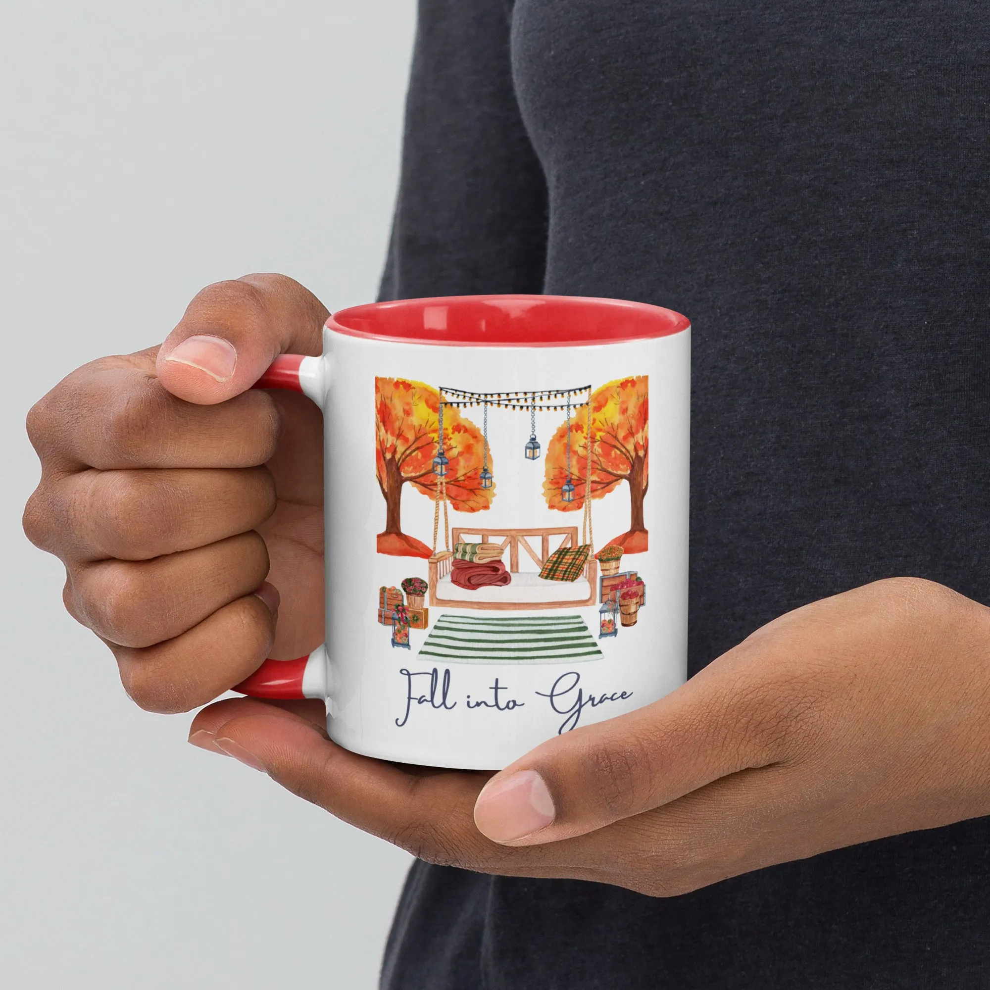 Fall into Grace Christian Mug