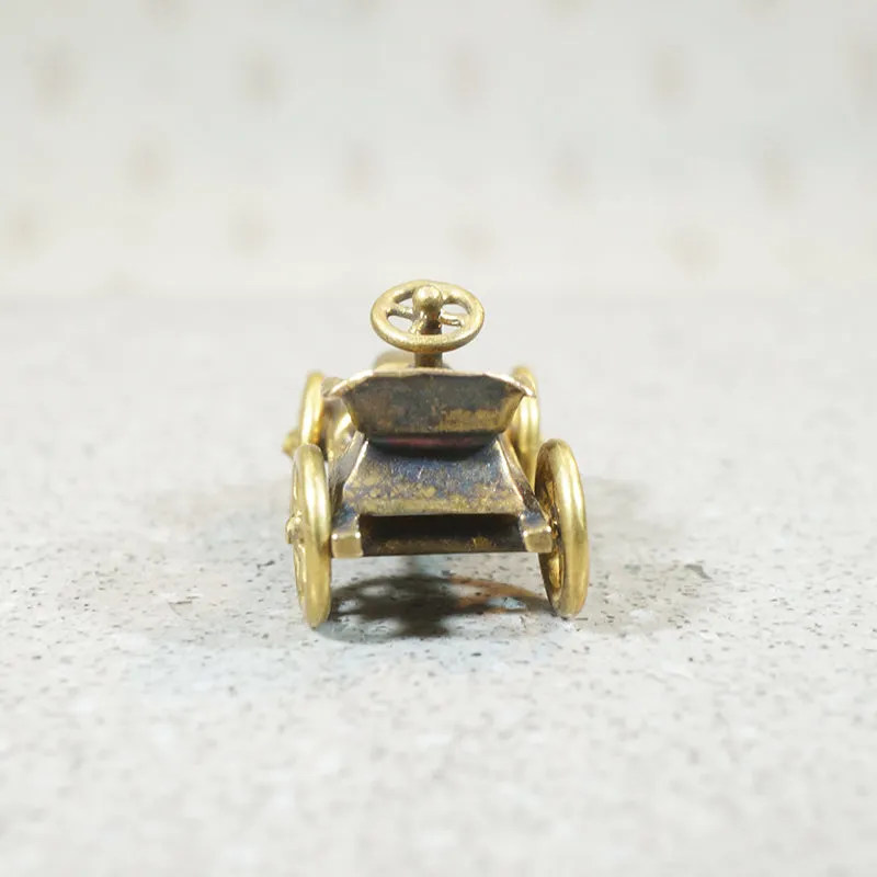 Fantastic 14k Gold Antique Car Charm