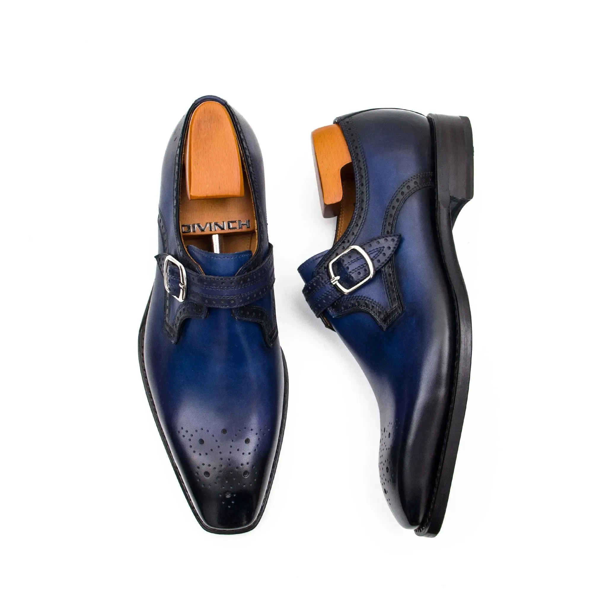 Goodyear Welted Monk Strap Shoes