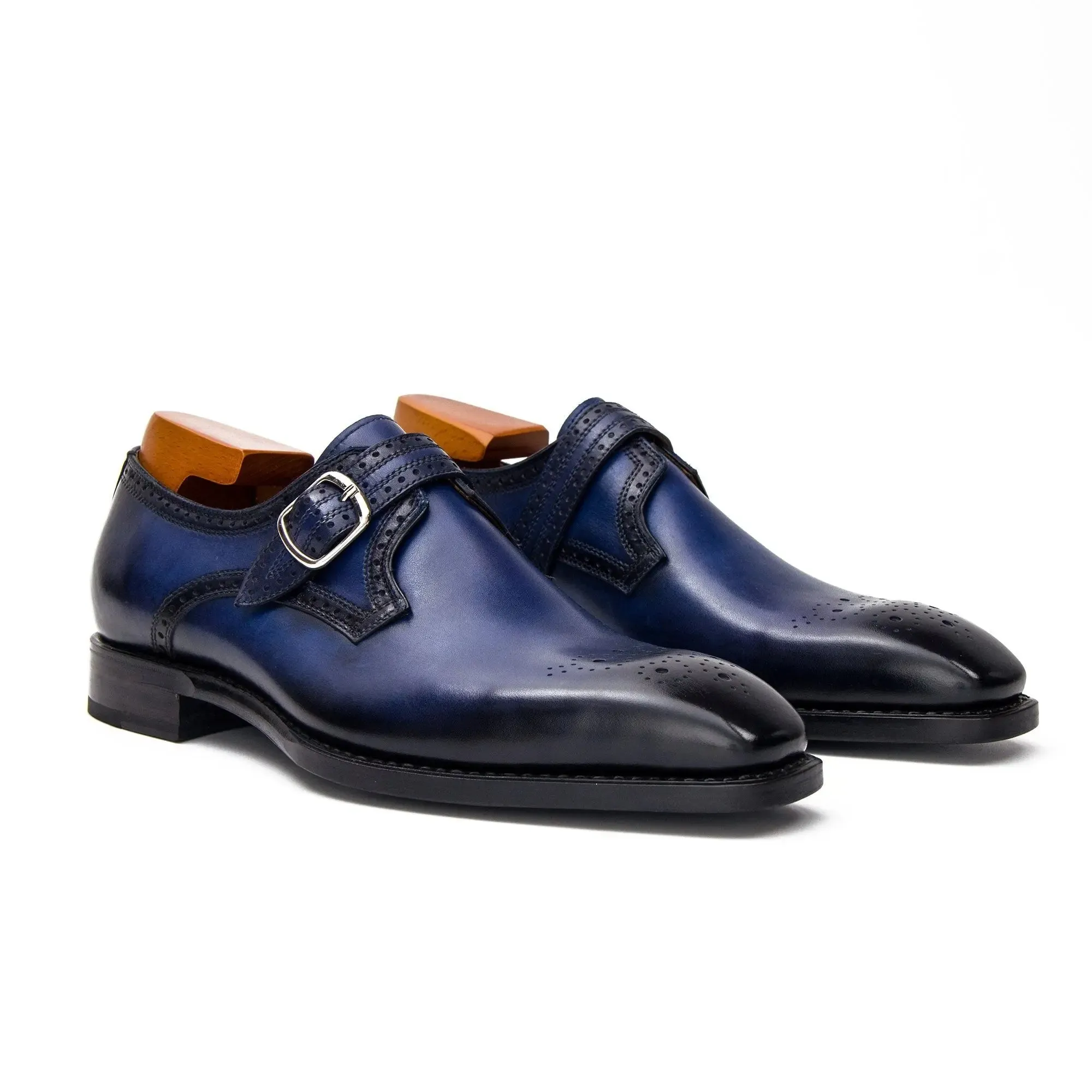 Goodyear Welted Monk Strap Shoes