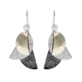 Israeli Dganit Hen Hidden Moon Earrings