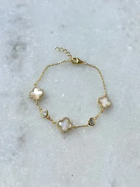 Jadyn Clover Charm Bracelet