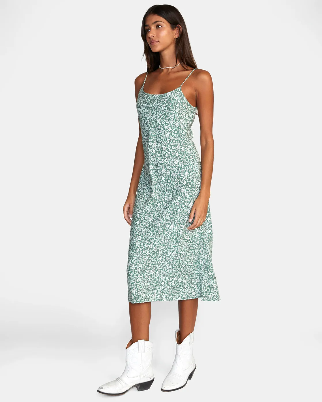 Maiden Midi Dress - Palm