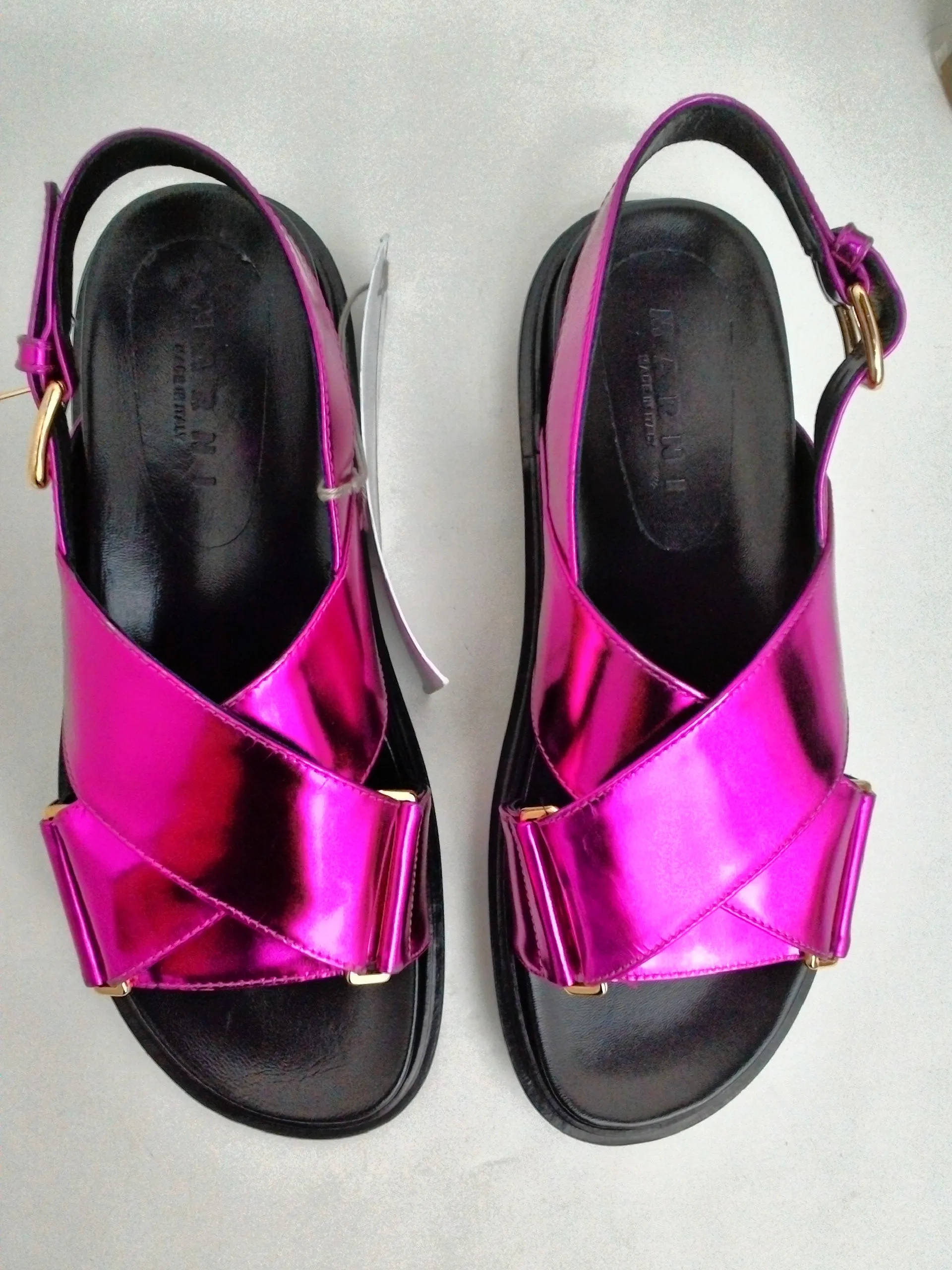 MARNI Women's Purple Sandals Size 40