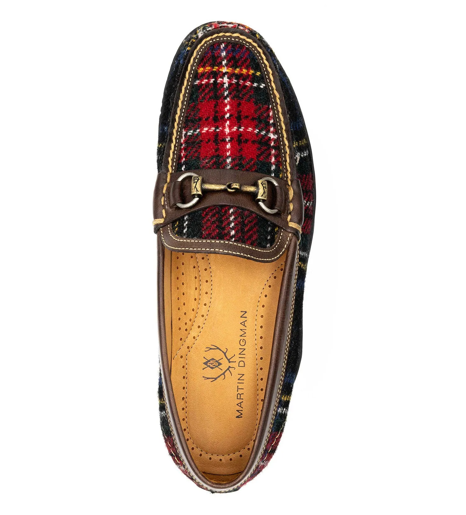 Martin Dingman Plaid Loafers