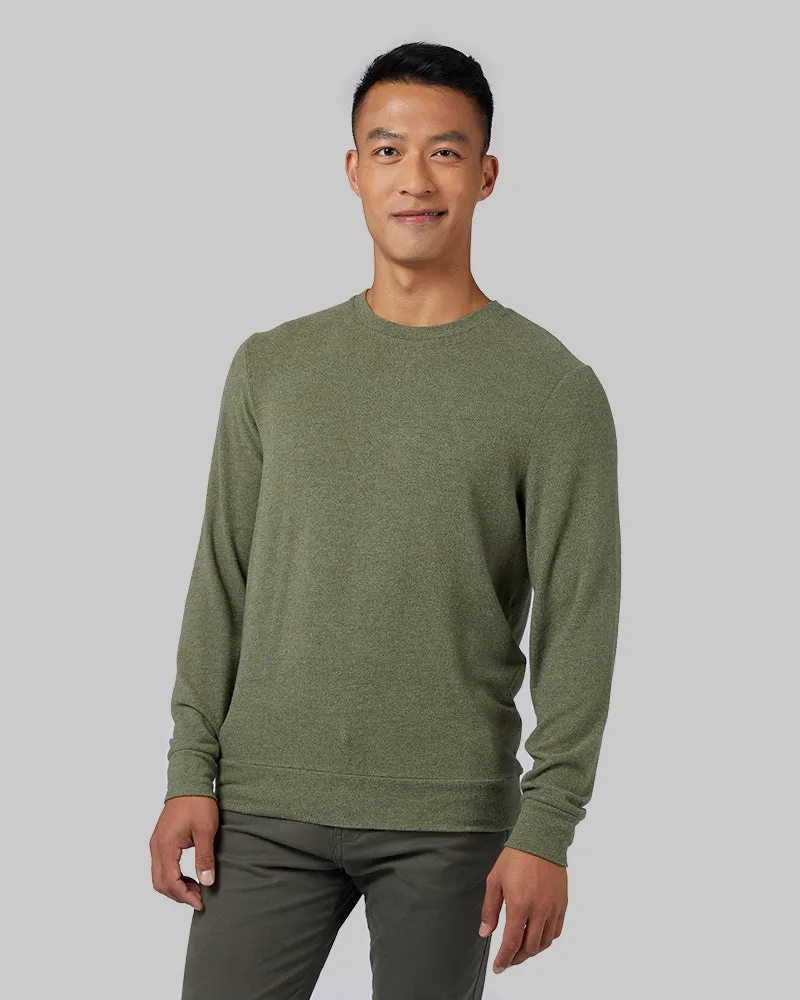 MEN'S SWEATER KNIT CREW TOP