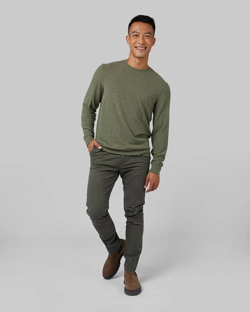 MEN'S SWEATER KNIT CREW TOP