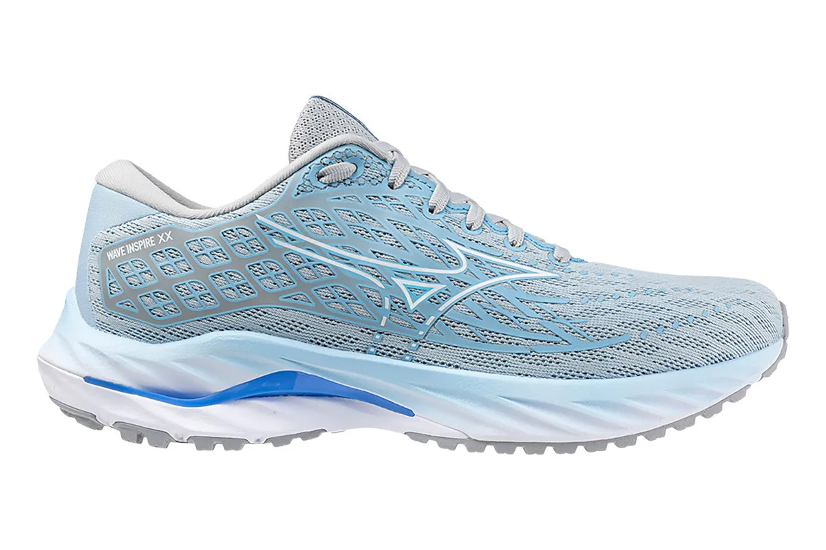 Mizuno Wave Inspire 20 D Cerulean/White/Harbor Mist Womens