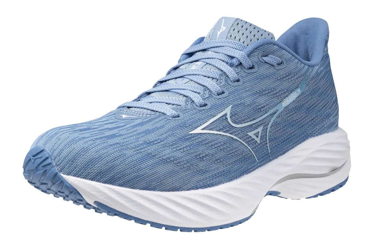 Mizuno Wave Rider 28 D Glacier Lake/White/Parisian Blue Womens