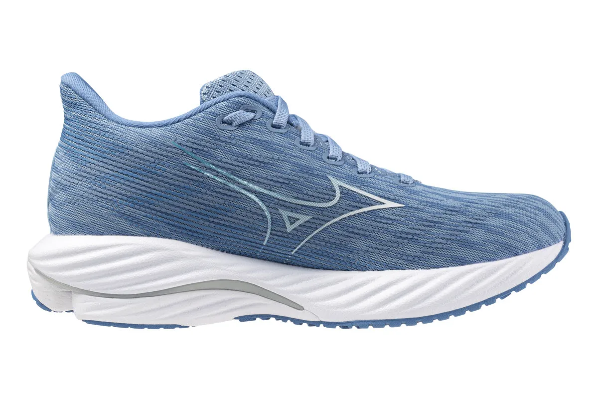 Mizuno Wave Rider 28 D Glacier Lake/White/Parisian Blue Womens