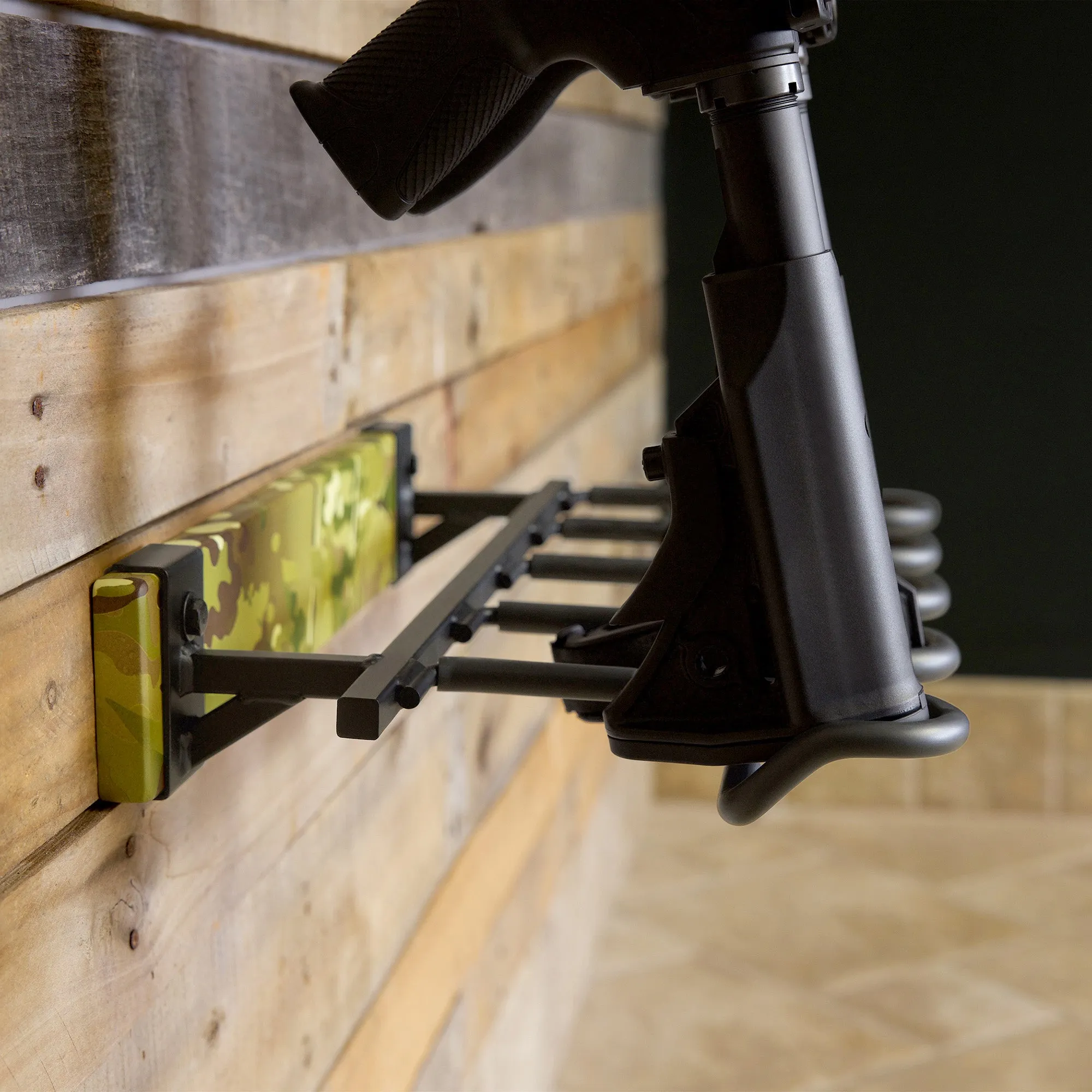 OUTLET | FORGE Firearm Wall Mount Display | 5 Slots | MultiCam