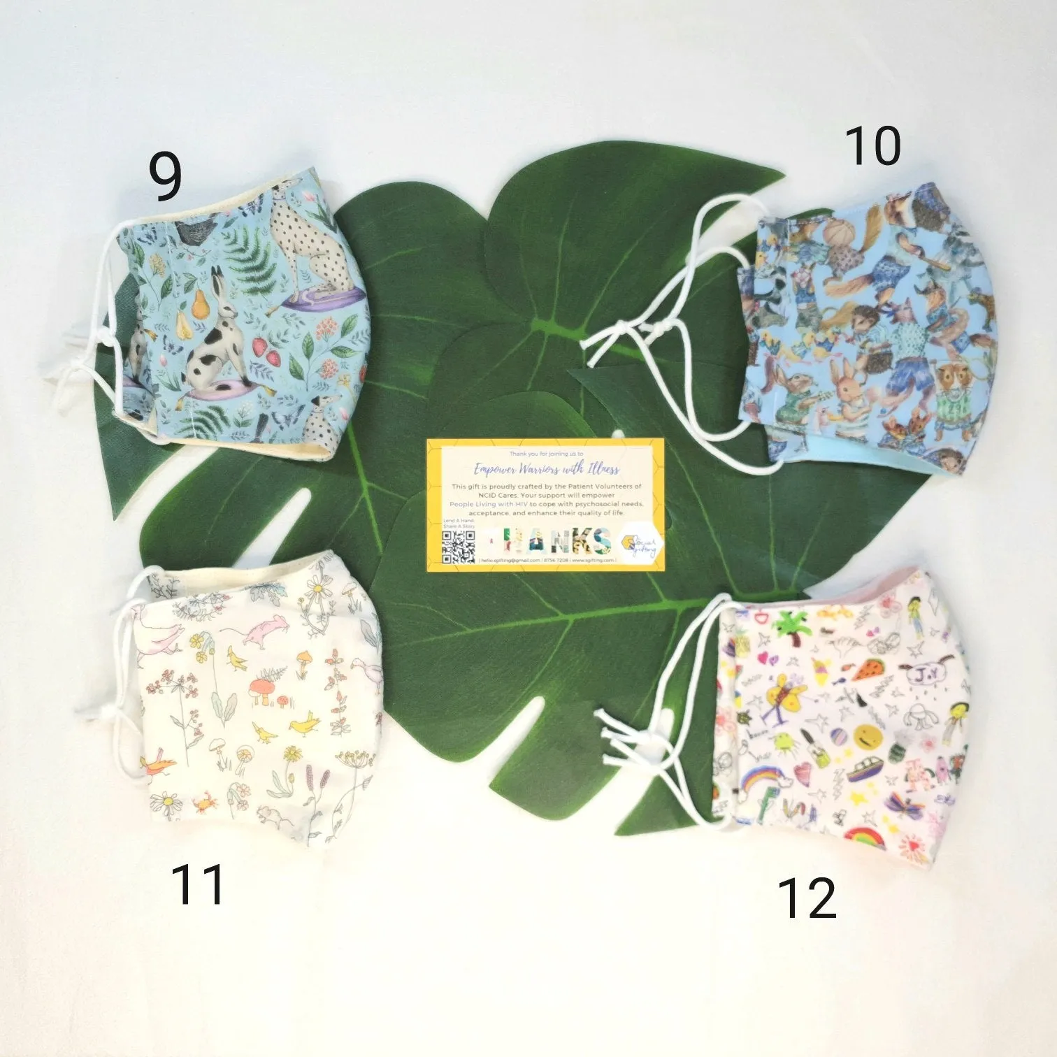 Patterned Reusable Mask (Petite Masks)