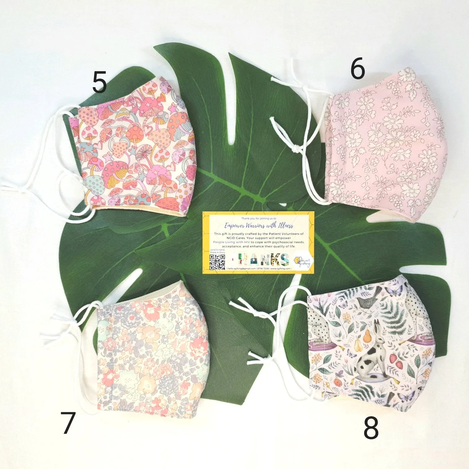 Patterned Reusable Mask (Petite Masks)