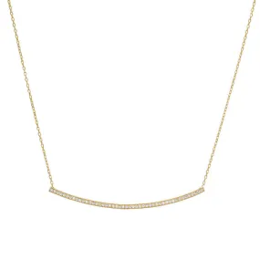 Pavé Bar Necklace