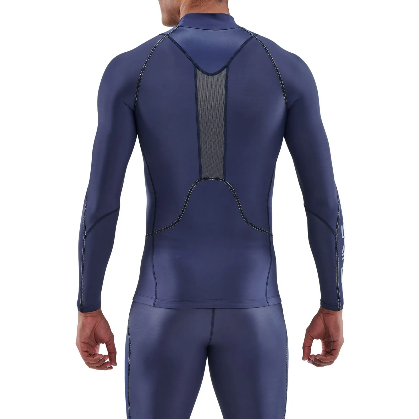 SKINS SERIES-3 MEN'S THERMAL LONG SLEEVE TOP NAVY BLUE