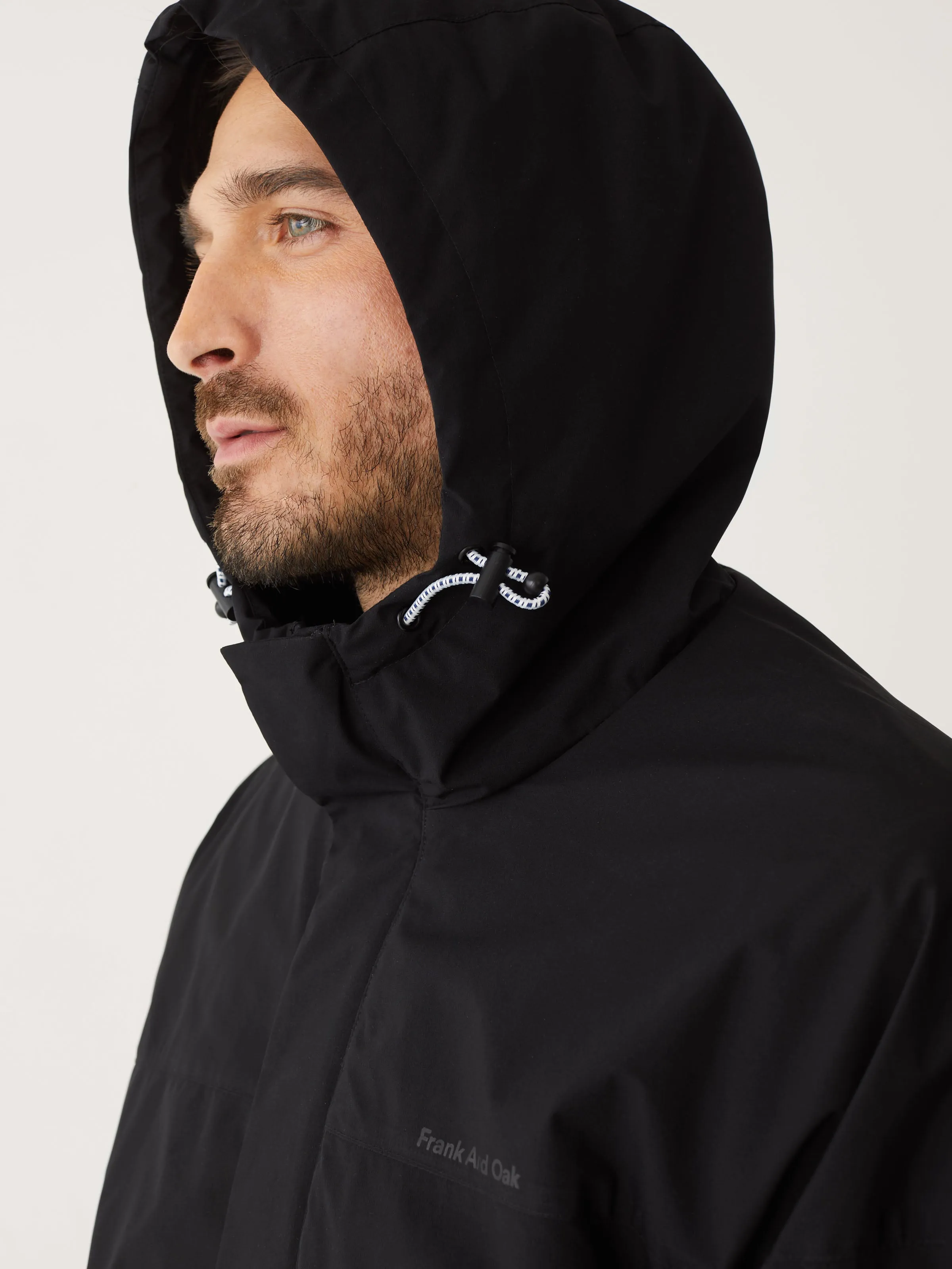 The Anorak Rain Jacket in Black