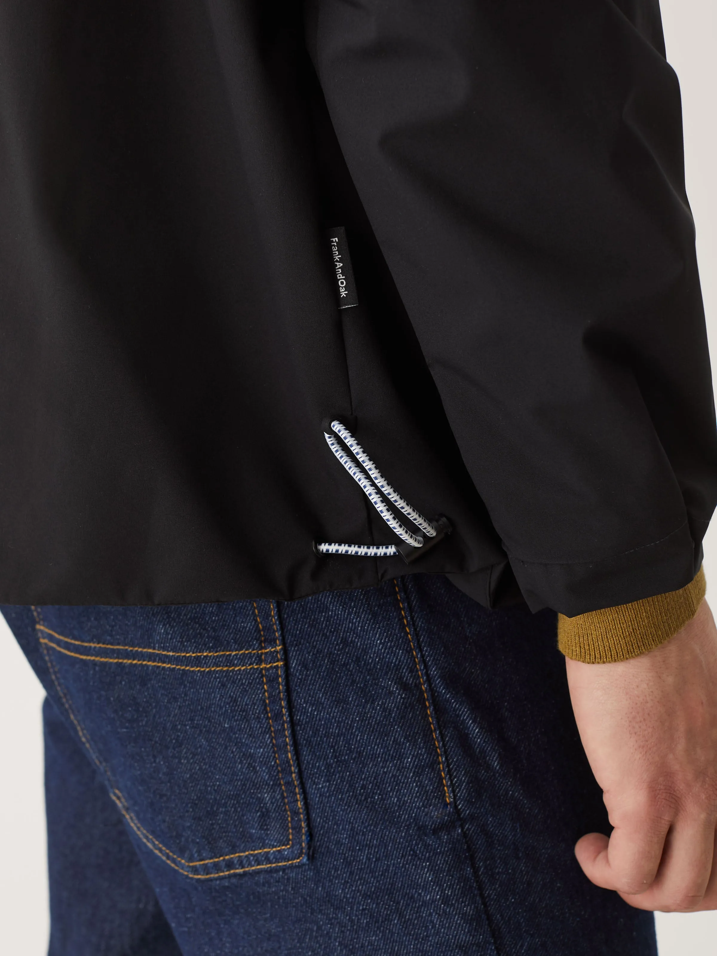 The Anorak Rain Jacket in Black