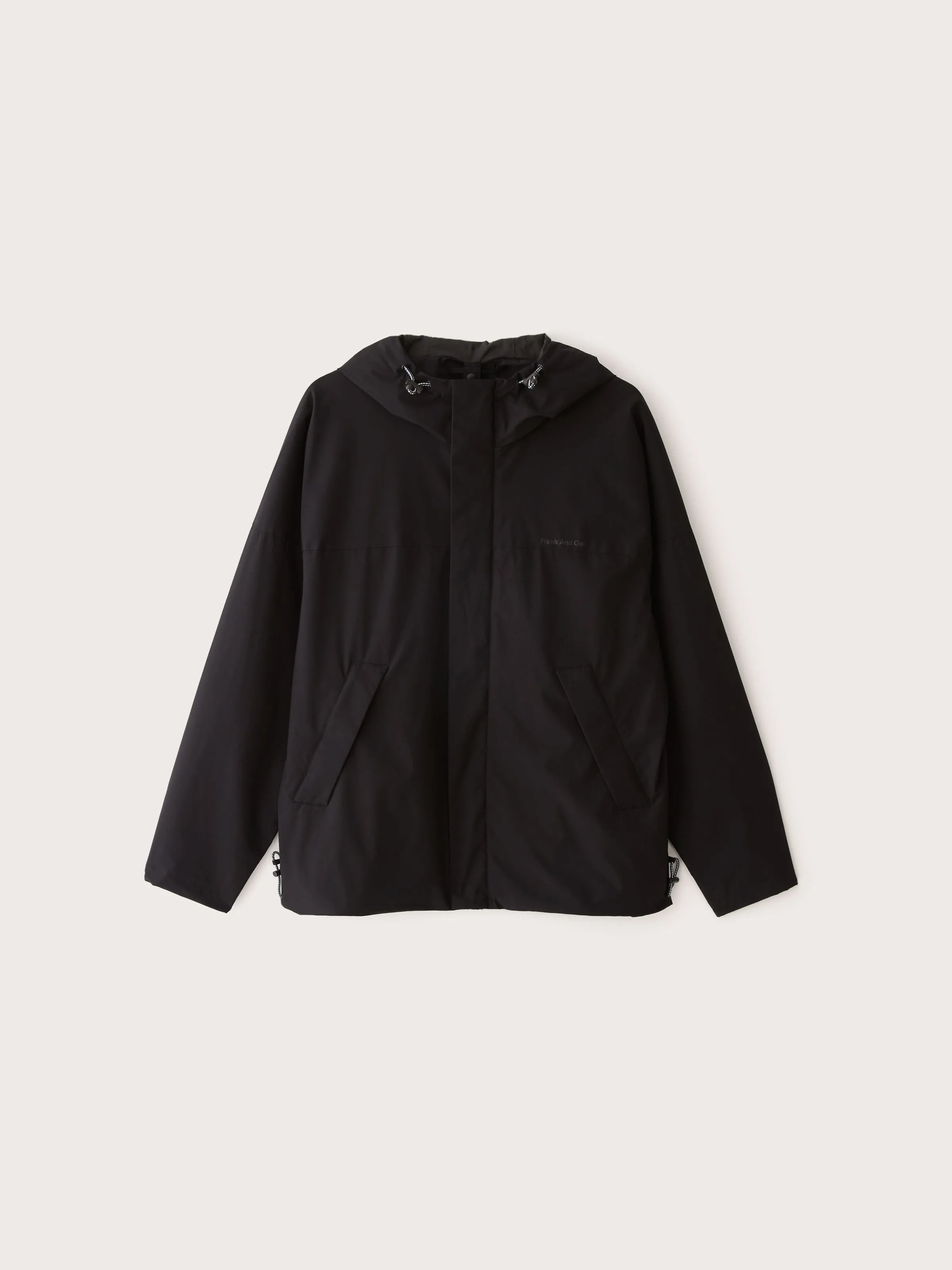 The Anorak Rain Jacket in Black