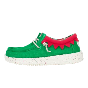 Wally Toddler Holiday Elf - Green/Red